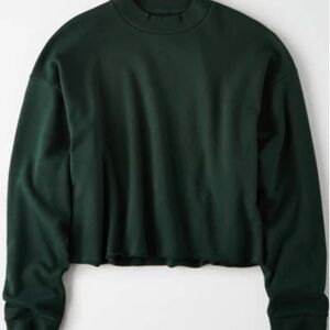 AE Fleece Mock Neck Sweatshirt